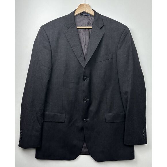 Brooks Brothers‎ 1818 Madison Fit Men's Size 44 Gray Sport Coat 3-Button Blazer - Picture 1 of 10
